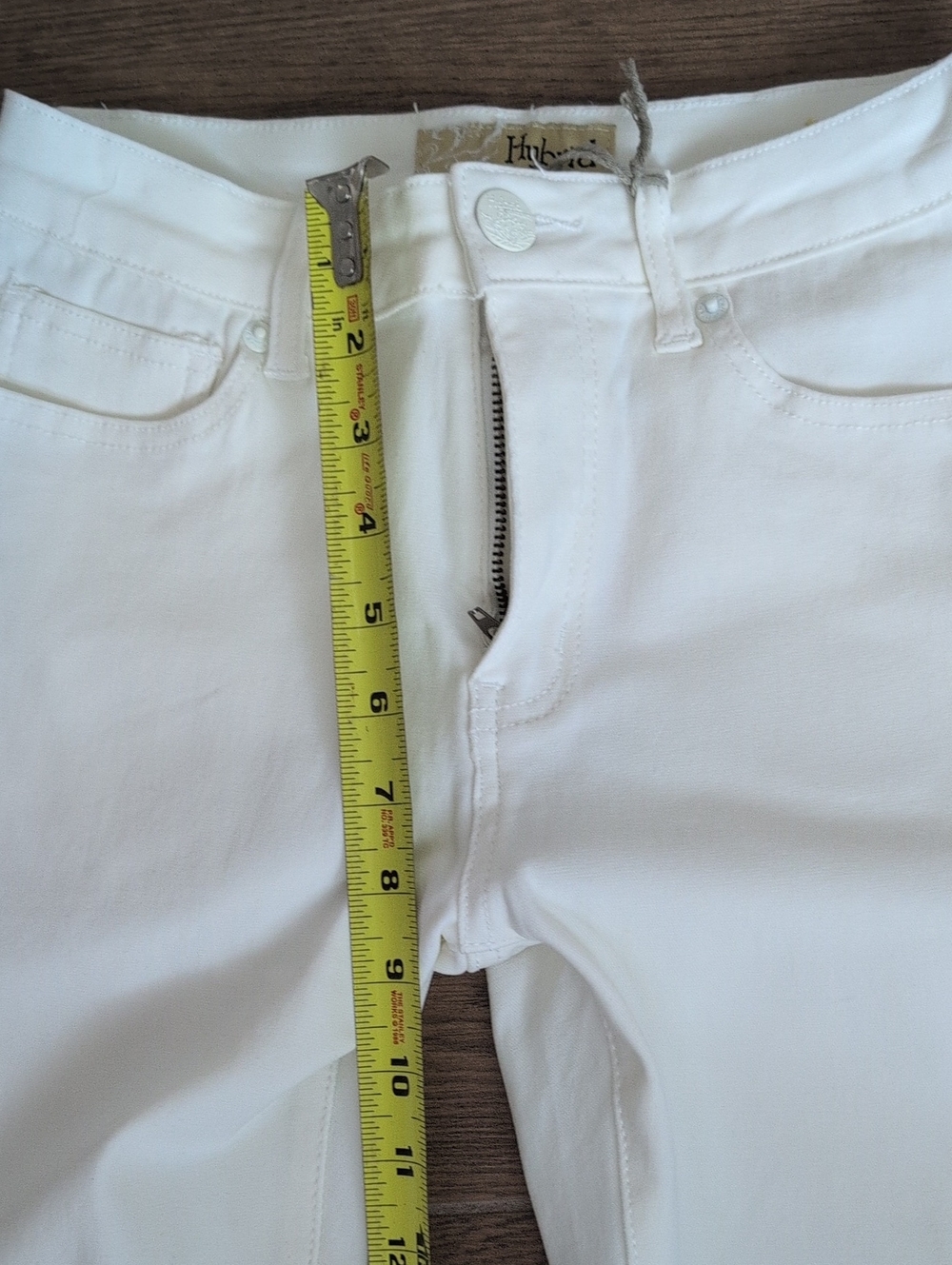 NWT Hybrid & company Women's Jeggings Cream  Skinny Jeans Medium - Picture 8 of 9